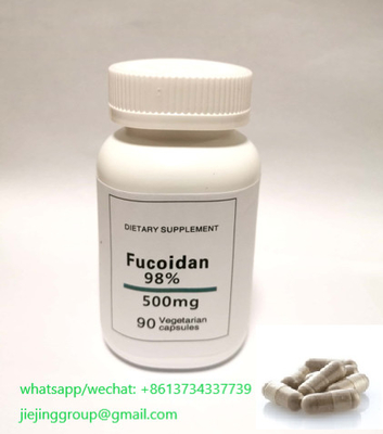 China 500 mg Suplemento de cápsulas de Fucoidan fornecedor