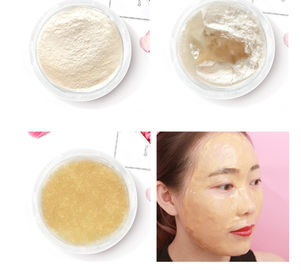 máscara de alginato para o rosto, Máscara facial peel-off de alginato de Hortelã-pimenta (verde) para venda fornecedor